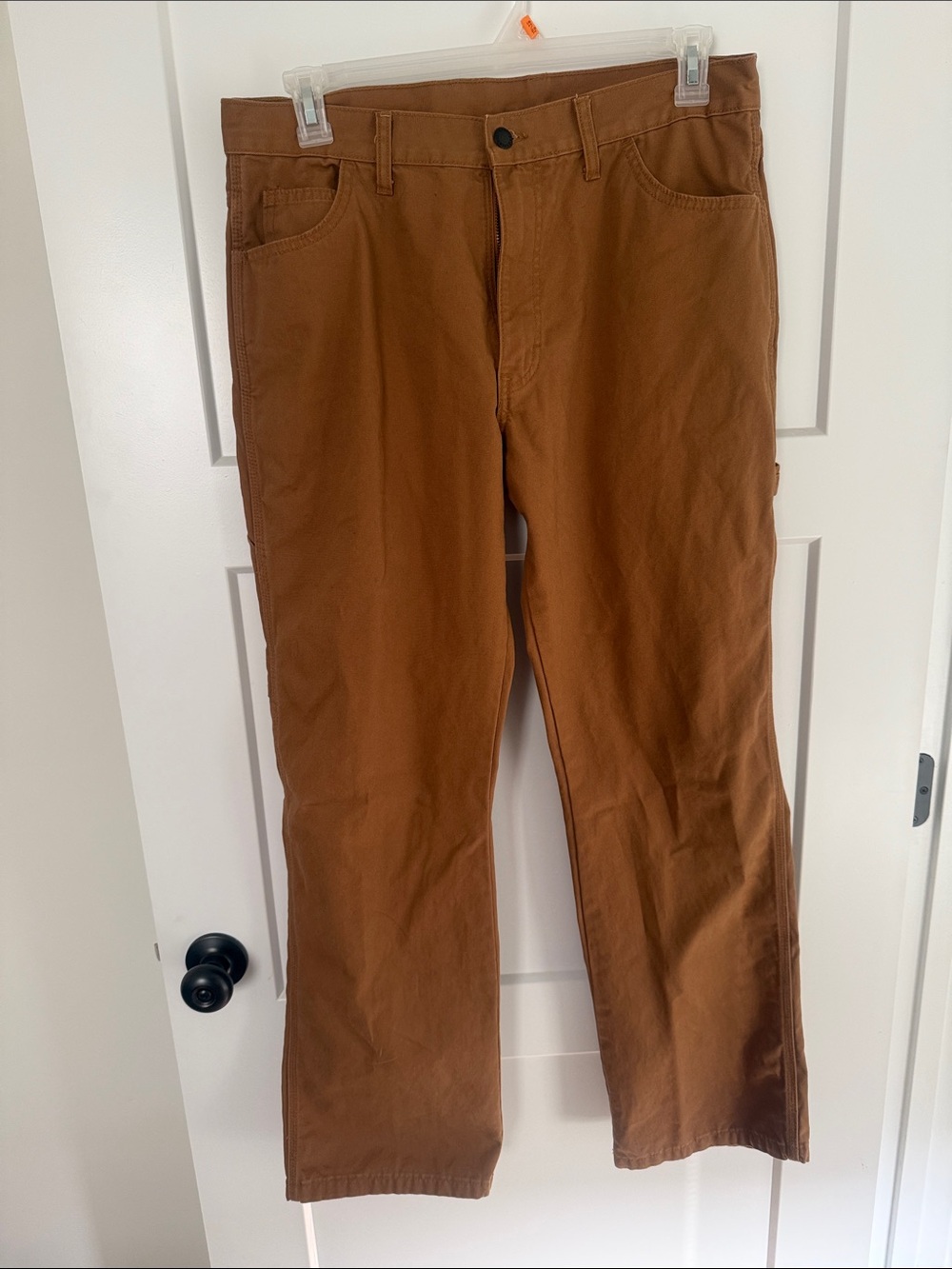 Dickies Men's Tan/Brown Straight Leg Work Chinos